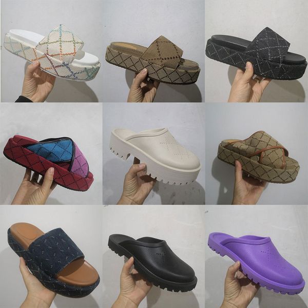 fashion women luxurys designer sandals men platforms floral brocade slippers flats rubber platform gear bottoms multi womens loafers casual, Black
fashion women luxurys designer sandals men platforms floral brocade slippers flats rubber platform gear bottoms multi womens loafers casual, Black