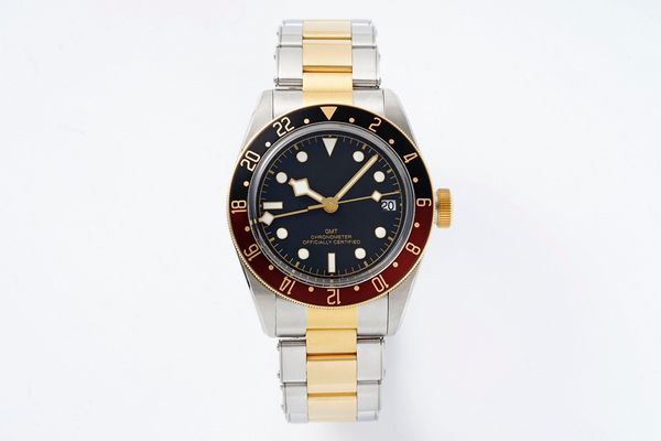 men's watch japan original 8215 mechanical movement fully automatic chain dial 41mm between gold stainless steel case sapphire super lu, Slivery;brown
men's watch japan original 8215 mechanical movement fully automatic chain dial 41mm between gold stainless steel case sapphire super lu, Slivery;brown