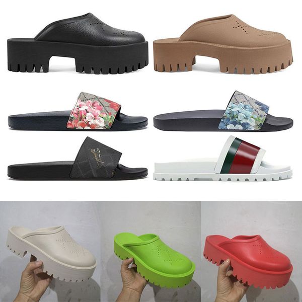 luxurys designer sandals women platforms floral brocade slippers flats rubber platform blue mens loafers casual slides, Black
luxurys designer sandals women platforms floral brocade slippers flats rubber platform blue mens loafers casual slides, Black