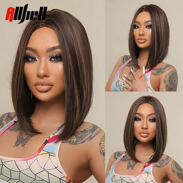 short bob synthetic wigs for black women african brown natural daily straight wig middle part heat resistant fiber cosplay usefa
short bob synthetic wigs for black women african brown natural daily straight wig middle part heat resistant fiber cosplay usefa