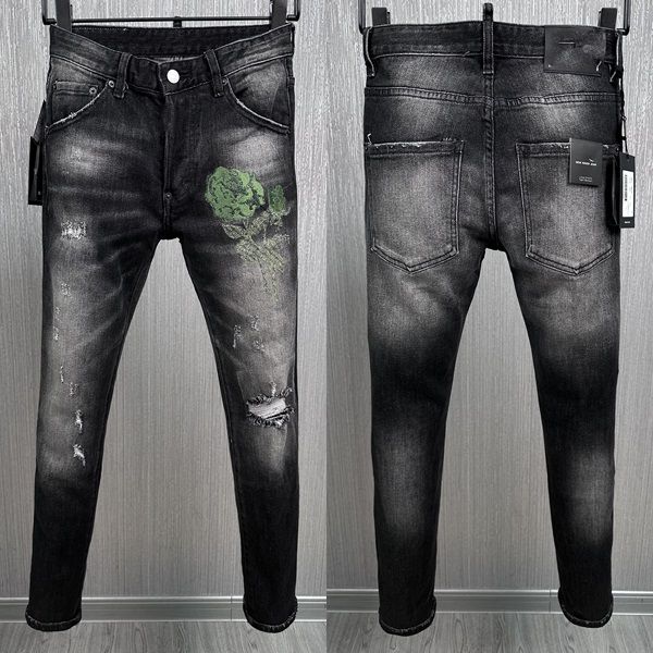 new men jeans hole light blue dark gray italy brand man long pants trousers streetwear denim skinny slim straight biker jean for d2 28-38 si
new men jeans hole light blue dark gray italy brand man long pants trousers streetwear denim skinny slim straight biker jean for d2 28-38 si