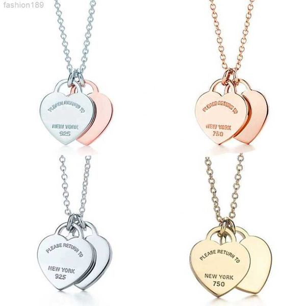 classic 925 sterling silver necklace double heart pendant women's fashion jewelry original 1 1 return 210621
classic 925 sterling silver necklace double heart pendant women's fashion jewelry original 1 1 return 210621