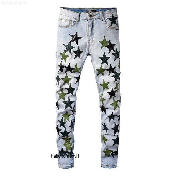 street amirs high men's ripped jeans designer green fashion brand pants cool skinny stylish leisure star youth craft elastic slim etra, Blue
street amirs high men's ripped jeans designer green fashion brand pants cool skinny stylish leisure star youth craft elastic slim etra, Blue