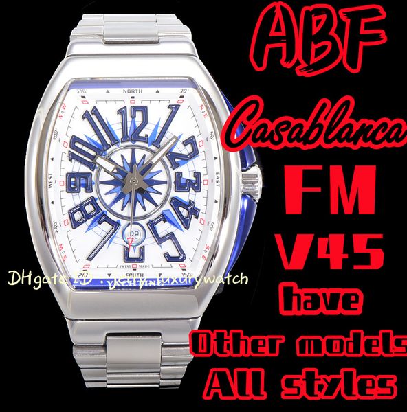 abf / fm vanguard yachting v45, 44x54mm sapphire crystal glass eta2824 mechanical movement, premium rubber strap, steel belt diamond-encrust, Slivery;brown
abf / fm vanguard yachting v45, 44x54mm sapphire crystal glass eta2824 mechanical movement, premium rubber strap, steel belt diamond-encrust, Slivery;brown
