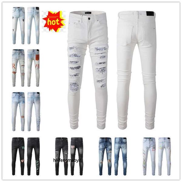 size amirs knee ripped jeans skinny miri 28-40 jeans men's straight jeans designer motorcycle jeans trendy long straight hole high stre, Blue
size amirs knee ripped jeans skinny miri 28-40 jeans men's straight jeans designer motorcycle jeans trendy long straight hole high stre, Blue