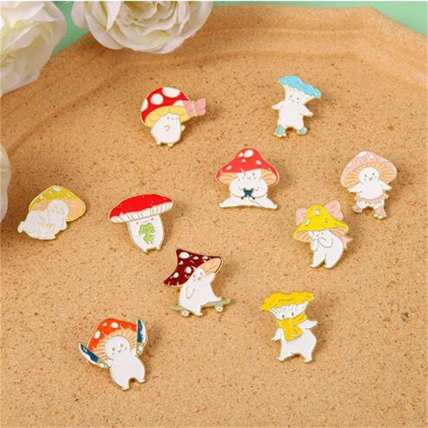 fun cartoon cute mushroom metal enamel brooch creative mushroom skateboard badge couple friend gift pin jewelry accessories ae730, Gray
fun cartoon cute mushroom metal enamel brooch creative mushroom skateboard badge couple friend gift pin jewelry accessories ae730, Gray