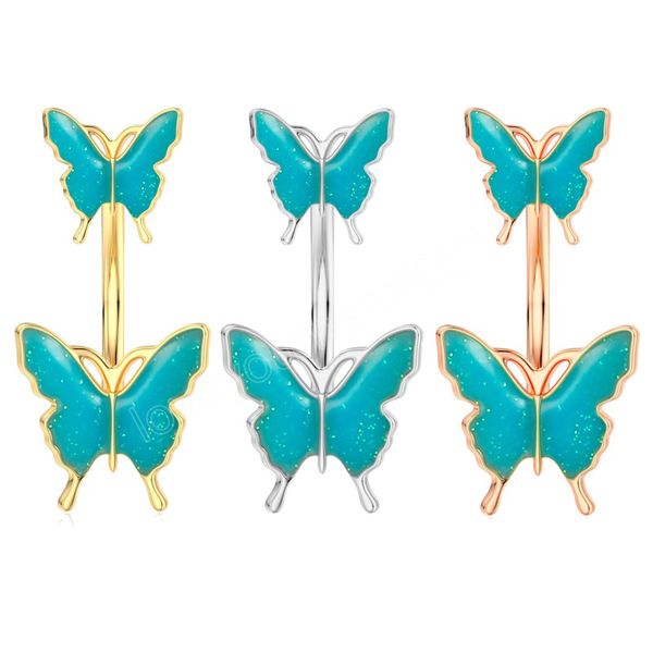 butterfly belly button ring piercing dangled navel ring pink green color stainless steel belly ring for women jewelry, Silver
butterfly belly button ring piercing dangled navel ring pink green color stainless steel belly ring for women jewelry, Silver