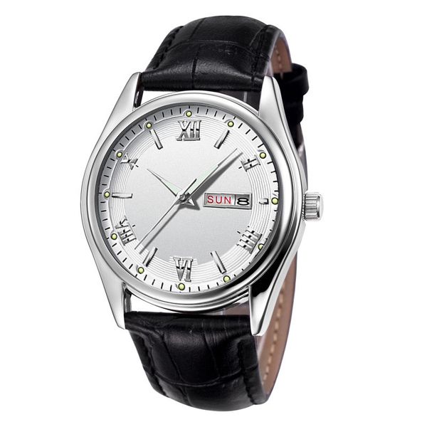 luxury mens watch multifunctional 40mm quartz watch leather stainless steel strap classic designer casual business waterproof watch husband, Slivery;brown
luxury mens watch multifunctional 40mm quartz watch leather stainless steel strap classic designer casual business waterproof watch husband, Slivery;brown