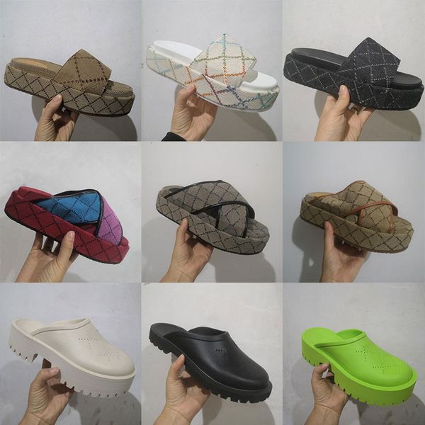 fashion women luxurys designer sandals men platforms floral brocade slippers flats rubber platform gear bottoms womens loafers casual slides, Black
fashion women luxurys designer sandals men platforms floral brocade slippers flats rubber platform gear bottoms womens loafers casual slides, Black