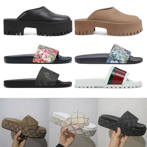 luxurys designer sandals women platforms floral brocade slippers flats rubber platform green mens loafers casual slides, Black
luxurys designer sandals women platforms floral brocade slippers flats rubber platform green mens loafers casual slides, Black