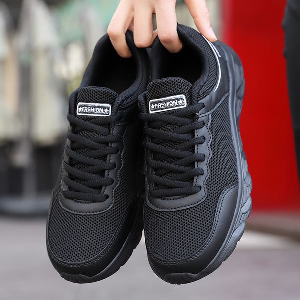 sneakers shoes 2023 breathable lace up flats ladies vulcanize shoes summer flat mesh sports shoes woman running shoes, Black
sneakers shoes 2023 breathable lace up flats ladies vulcanize shoes summer flat mesh sports shoes woman running shoes, Black