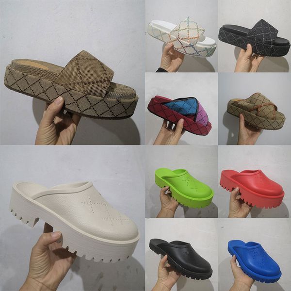 women luxurys designer sandals men platforms floral brocade slippers flats rubber platform gear bottoms womens loafers casual slides, Black
women luxurys designer sandals men platforms floral brocade slippers flats rubber platform gear bottoms womens loafers casual slides, Black