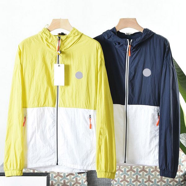 summer clothing designer men's and women's jackets hooded long thin coat windproof waterproof windbreaker casual fashion monclair, Black;brown
summer clothing designer men's and women's jackets hooded long thin coat windproof waterproof windbreaker casual fashion monclair, Black;brown