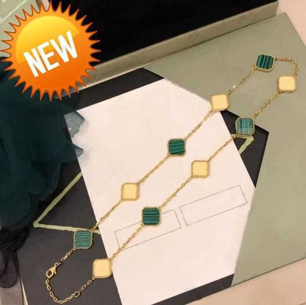 fashion necklace designer jewelry elegant ten clover classic bracelet designer jewelry necklace women's jewelry pendant 7 colors, Silver
fashion necklace designer jewelry elegant ten clover classic bracelet designer jewelry necklace women's jewelry pendant 7 colors, Silver