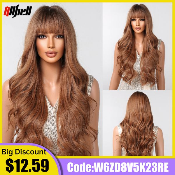 long brown copper synthetic wigs ombre natural wavy hair cosplay wig with bangs for black women heat resistant party daily usefactory direct
long brown copper synthetic wigs ombre natural wavy hair cosplay wig with bangs for black women heat resistant party daily usefactory direct