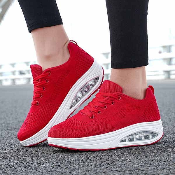 sneakers women mesh breathable lace-up platform shoes spring autumn casual running shoes solid sneaker tenis femini, Black
sneakers women mesh breathable lace-up platform shoes spring autumn casual running shoes solid sneaker tenis femini, Black