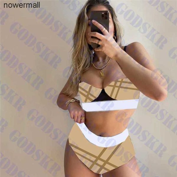 classic womens bikini underwear set plaid printed ladies swimsuit bikinis high waist gathered women swimwear, White;black
classic womens bikini underwear set plaid printed ladies swimsuit bikinis high waist gathered women swimwear, White;black