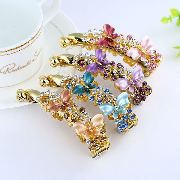 vintage crystal rhinestone flower hairpin holder ponytail women alloy banana hair clip claws vertical clip hair accessories, Golden;silver
vintage crystal rhinestone flower hairpin holder ponytail women alloy banana hair clip claws vertical clip hair accessories, Golden;silver