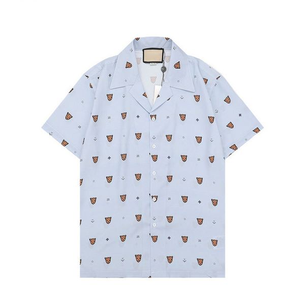 men's casual beach shirts men summer short sleeve silk bowling shirt man cardigan blouse fashion hawaii floral print luxury designer dr, White;black
men's casual beach shirts men summer short sleeve silk bowling shirt man cardigan blouse fashion hawaii floral print luxury designer dr, White;black
