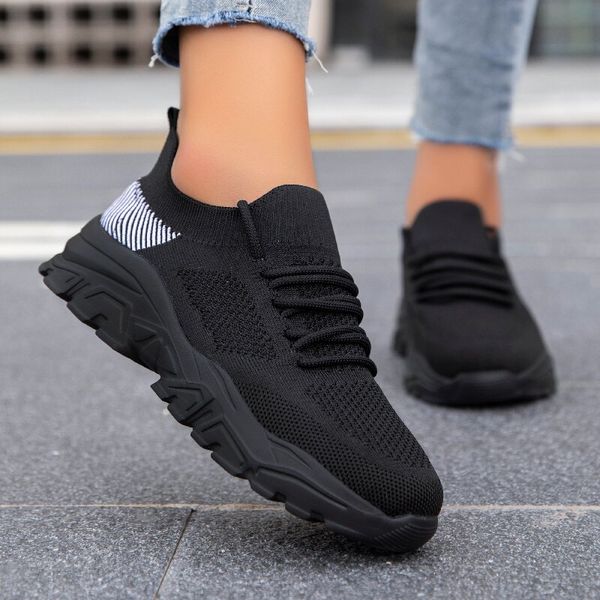 woman shoes flat sneakers casual breathable mesh lace-up spring autumn ladies solid vulcanized platform shoes for women, Black
woman shoes flat sneakers casual breathable mesh lace-up spring autumn ladies solid vulcanized platform shoes for women, Black