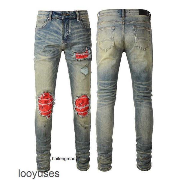 high slim amirs cashew color men's ripped designer street jeans flower pleated fit #6552 pants, Blue
high slim amirs cashew color men's ripped designer street jeans flower pleated fit #6552 pants, Blue