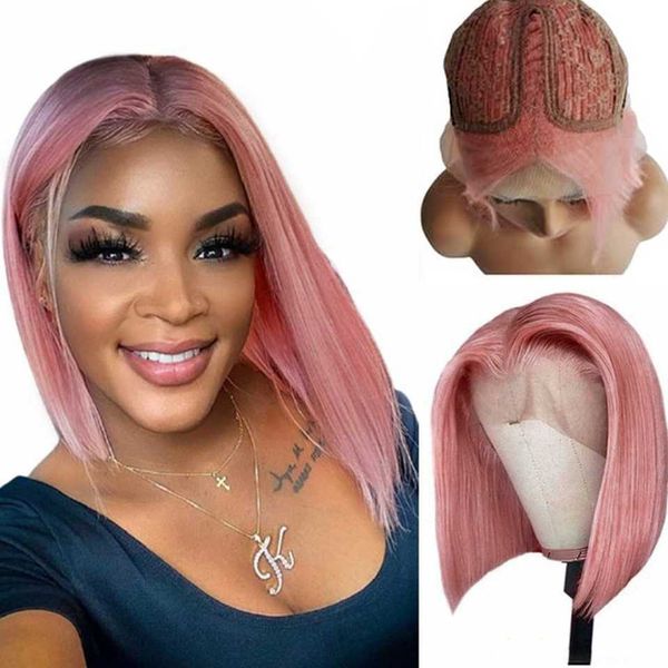 synthetic wigs pink wig short straight bob human hair s for women 13x6x1 transparent lace front brazilian s highlight 230227, Black
synthetic wigs pink wig short straight bob human hair s for women 13x6x1 transparent lace front brazilian s highlight 230227, Black