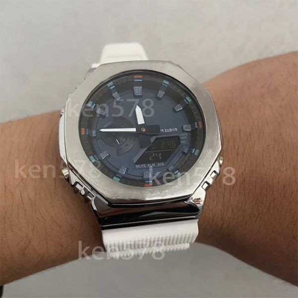 2023 men's sports quartz digital watch led automatic lifting lamp ultra-thin metal detachable assembly dial iced out watch oak series w, Slivery;brown
2023 men's sports quartz digital watch led automatic lifting lamp ultra-thin metal detachable assembly dial iced out watch oak series w, Slivery;brown