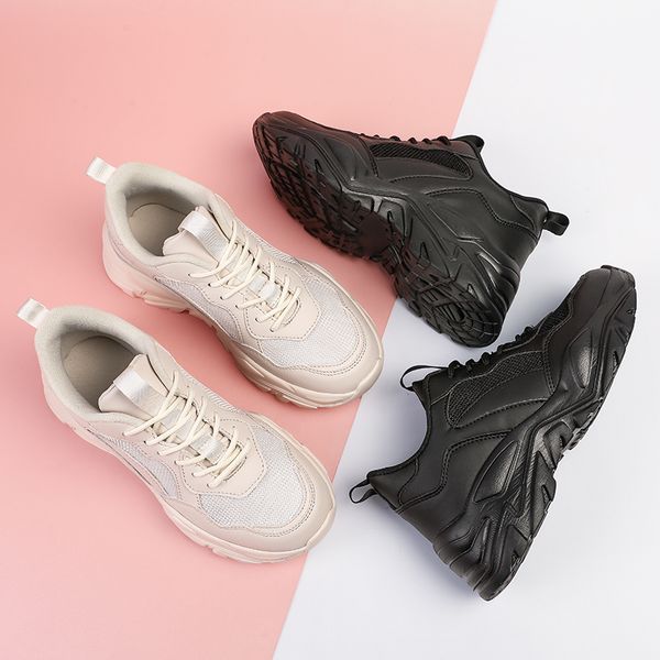 2023 new spring chunky sneakers women breathable shoes big size 35-45 casual running sneakers women vulcanized shoes, Black
2023 new spring chunky sneakers women breathable shoes big size 35-45 casual running sneakers women vulcanized shoes, Black