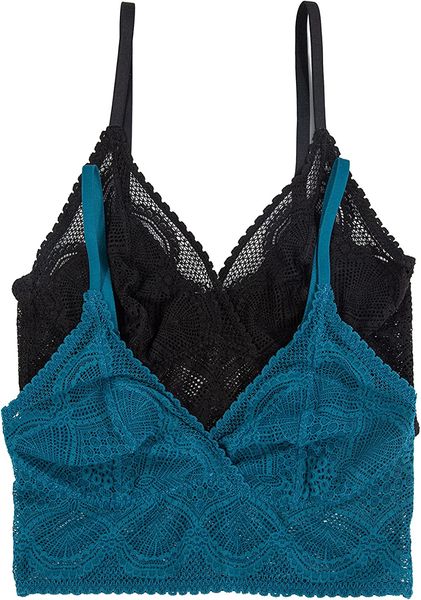 felina finesse cami bralette 2-pack bra lace support (blue coral black s, Red;black
felina finesse cami bralette 2-pack bra lace support (blue coral black s, Red;black