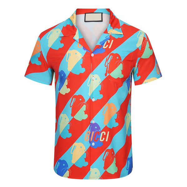 men's casual beach shirts men summer short sleeve silk bowling shirt man cardigan blouse fashion hawaii floral print luxury designer dr, White;black
men's casual beach shirts men summer short sleeve silk bowling shirt man cardigan blouse fashion hawaii floral print luxury designer dr, White;black