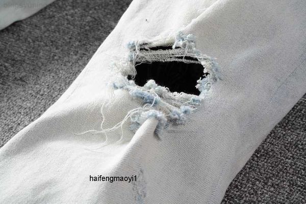 embroidery amirs men's jeans designer fashion pants hole cool stylish leisure ripped brand high street hollowed beggar light youth slim, Blue
embroidery amirs men's jeans designer fashion pants hole cool stylish leisure ripped brand high street hollowed beggar light youth slim, Blue