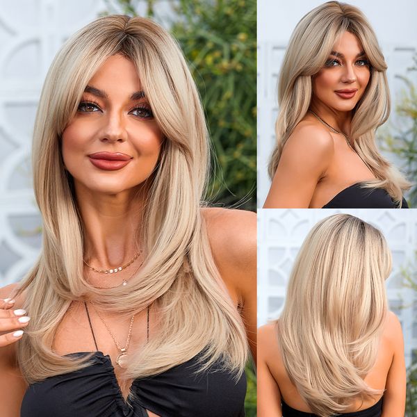 synthetic wigs for women long straight blonde wig with bangs lolita party natural wigs high temperature hairfactory direct, Black
synthetic wigs for women long straight blonde wig with bangs lolita party natural wigs high temperature hairfactory direct, Black