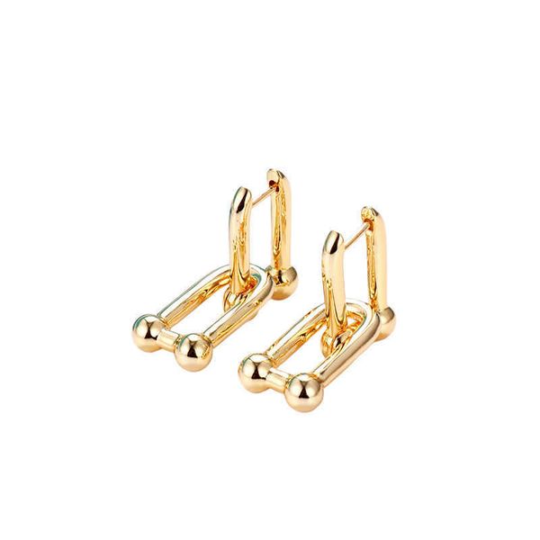high-quality v goldtiffay floor same style slub ear buckle fashion u-shaped lock geometric earnail qwkb, Golden
high-quality v goldtiffay floor same style slub ear buckle fashion u-shaped lock geometric earnail qwkb, Golden