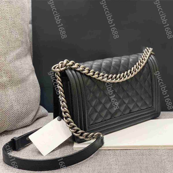 10a mirror quality designer medium 25cm boy bag womens classic flap quilted purse luxury caviar lambskin handbag tier crossbody black should
10a mirror quality designer medium 25cm boy bag womens classic flap quilted purse luxury caviar lambskin handbag tier crossbody black should