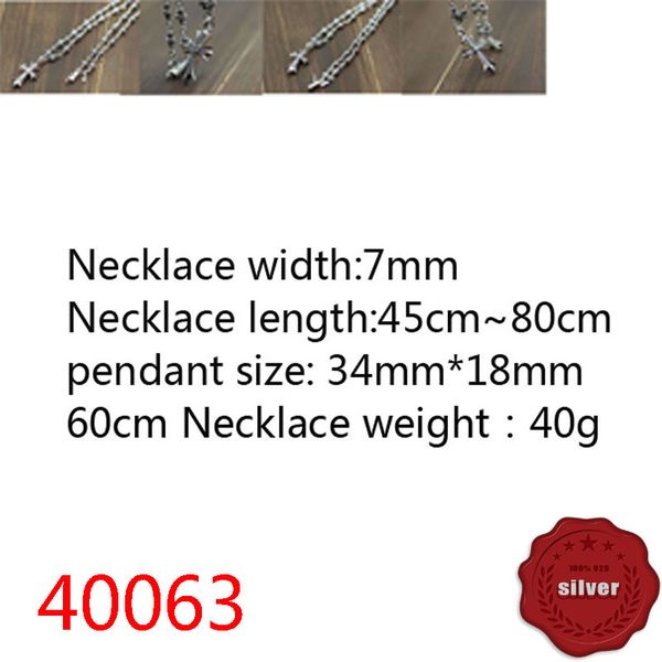 40063 european and american youth hip-hop jewelry necklace with diamonds s925 sterling silver cross sweater chain cover chain punk hip-hop s
40063 european and american youth hip-hop jewelry necklace with diamonds s925 sterling silver cross sweater chain cover chain punk hip-hop s