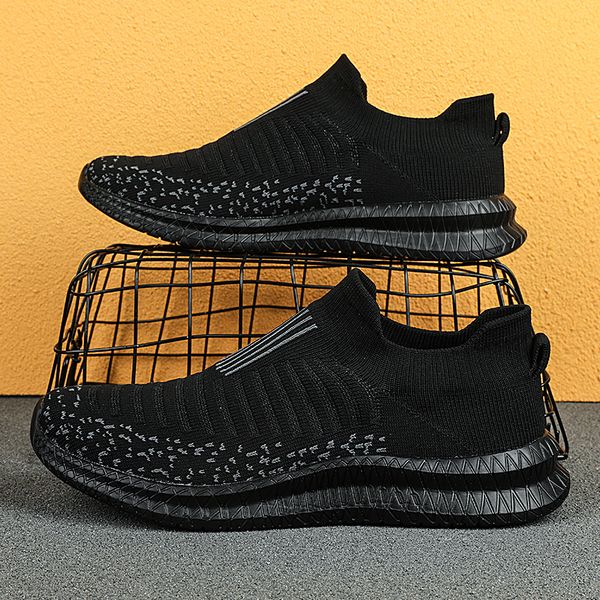 women sneakers vulcanized shoes sock sneakers men summer slip on flat shoes women plus size 38-46 loafers walking flats, Black
women sneakers vulcanized shoes sock sneakers men summer slip on flat shoes women plus size 38-46 loafers walking flats, Black