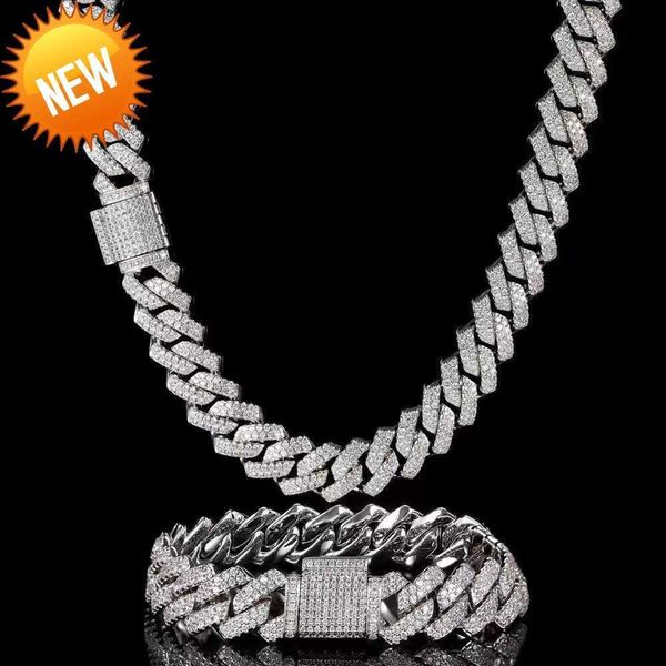 15mm 18mm 19mm hip hop fine jewelry baguette diamond men necklace sterling silver fully vvs moissanite luxury cuban link chain
15mm 18mm 19mm hip hop fine jewelry baguette diamond men necklace sterling silver fully vvs moissanite luxury cuban link chain
