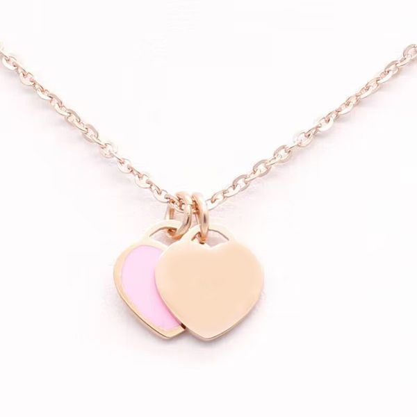 luxury double heart necklace designer jewelry stainless steel heart-shaped tennis silver rose gold multicolor christmas gift women necklaces
luxury double heart necklace designer jewelry stainless steel heart-shaped tennis silver rose gold multicolor christmas gift women necklaces
