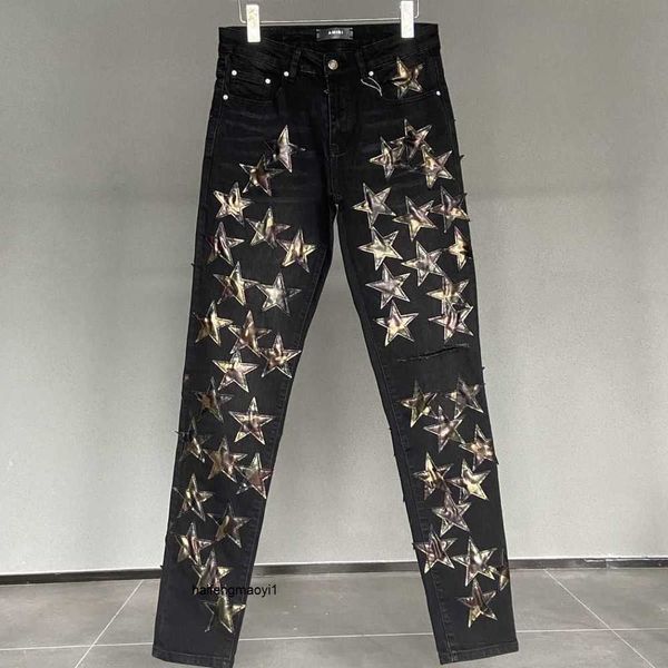 stylish wash designer fashion pants cool amirs leisure ripped brand hole black men's camouflage jeans star patchwork leather high, Blue
stylish wash designer fashion pants cool amirs leisure ripped brand hole black men's camouflage jeans star patchwork leather high, Blue