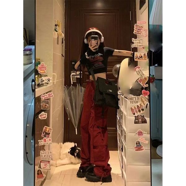 women's pants capris vintage casual loose y2k sweatpants cargo women baggy trousers fall streetwear fairycore oversized 230428, Black;white
women's pants capris vintage casual loose y2k sweatpants cargo women baggy trousers fall streetwear fairycore oversized 230428, Black;white