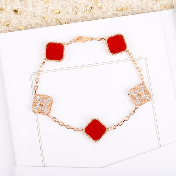 woman charm bracelets four leaf clover designer van fashion luxury jewelry women chain bracelet jky56ggh, Golden;silver
woman charm bracelets four leaf clover designer van fashion luxury jewelry women chain bracelet jky56ggh, Golden;silver