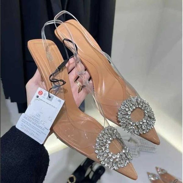 new sandals womens clear high heels rhinestones pump shoes woman pointed toe heeled ladies elegant slingback pumps 230406, Black
new sandals womens clear high heels rhinestones pump shoes woman pointed toe heeled ladies elegant slingback pumps 230406, Black