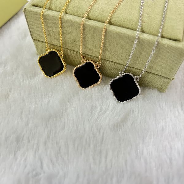 luxury woman pendant necklaces four leaf clover designer van necklace fashion jewelry women chokers necklace hy77, Silver
luxury woman pendant necklaces four leaf clover designer van necklace fashion jewelry women chokers necklace hy77, Silver
