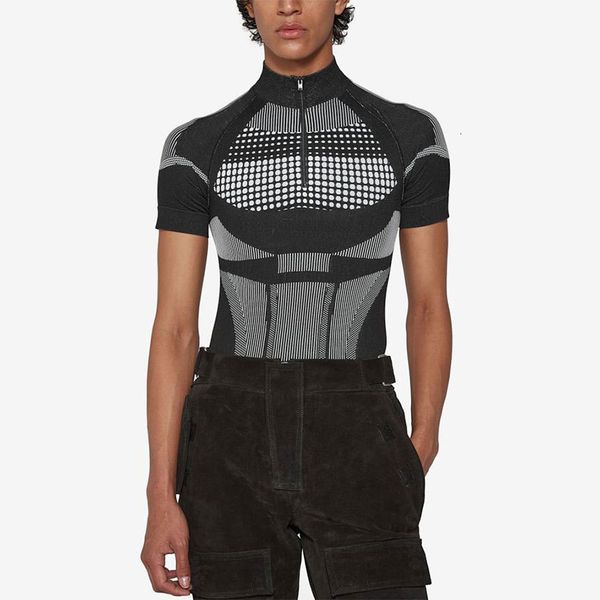 men's t shirts fashion dots print slim t shirts mens clothes y2k trend zipper turtleneck 2023 spring summer men tees streetwear 230428, White;black
men's t shirts fashion dots print slim t shirts mens clothes y2k trend zipper turtleneck 2023 spring summer men tees streetwear 230428, White;black