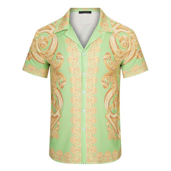 men's casual beach shirts men summer short sleeve silk bowling shirt man cardigan blouse fashion hawaii floral print luxury designer dr, White;black
men's casual beach shirts men summer short sleeve silk bowling shirt man cardigan blouse fashion hawaii floral print luxury designer dr, White;black