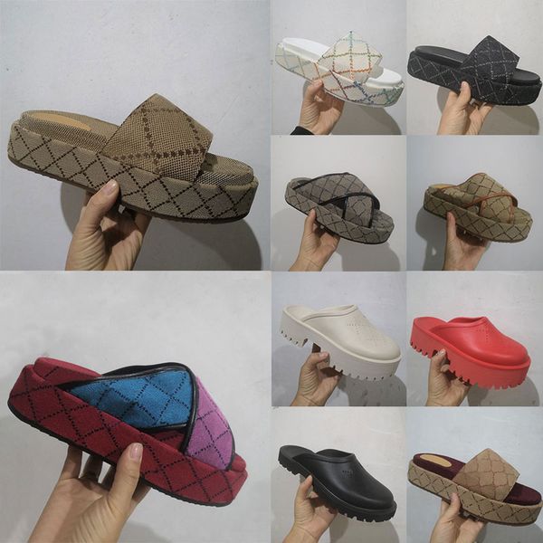 women luxurys designer sandals men platforms floral brocade slippers flats rubber platform gear bottoms pink womens loafers casual slides, Black
women luxurys designer sandals men platforms floral brocade slippers flats rubber platform gear bottoms pink womens loafers casual slides, Black