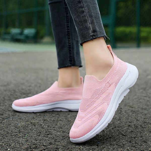 women shoes knitting sock sneakers spring summer slip on flat shoes female plus size walking sneaker tenis femini, Black
women shoes knitting sock sneakers spring summer slip on flat shoes female plus size walking sneaker tenis femini, Black