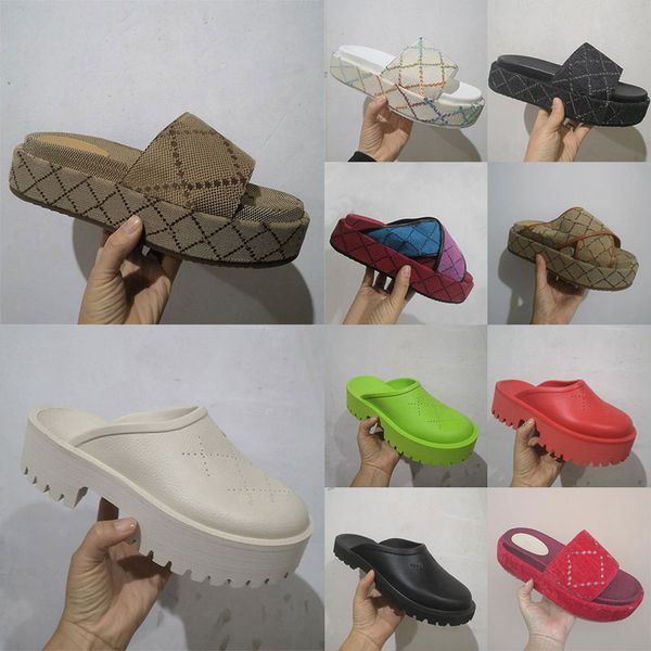 women luxurys designer sandals men platforms floral brocade slippers flats rubber platform gear bottoms white womens loafers casual slides, Black
women luxurys designer sandals men platforms floral brocade slippers flats rubber platform gear bottoms white womens loafers casual slides, Black