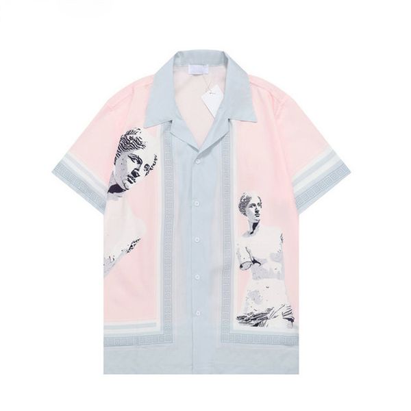 men's casual beach shirts men summer short sleeve silk bowling shirt man cardigan blouse fashion hawaii floral print luxury designer dr, White;black
men's casual beach shirts men summer short sleeve silk bowling shirt man cardigan blouse fashion hawaii floral print luxury designer dr, White;black