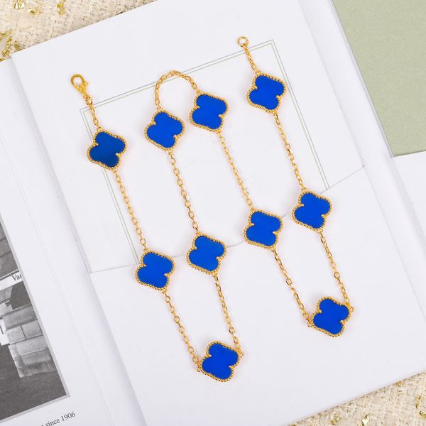 luxury woman pendant necklaces four leaf clover designer van necklace fashion jewelry women chokers necklace hy, Silver
luxury woman pendant necklaces four leaf clover designer van necklace fashion jewelry women chokers necklace hy, Silver